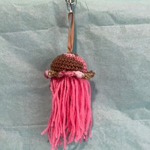 Jellyfish keychain or any type of decoration. Handcrafted with love ❤️